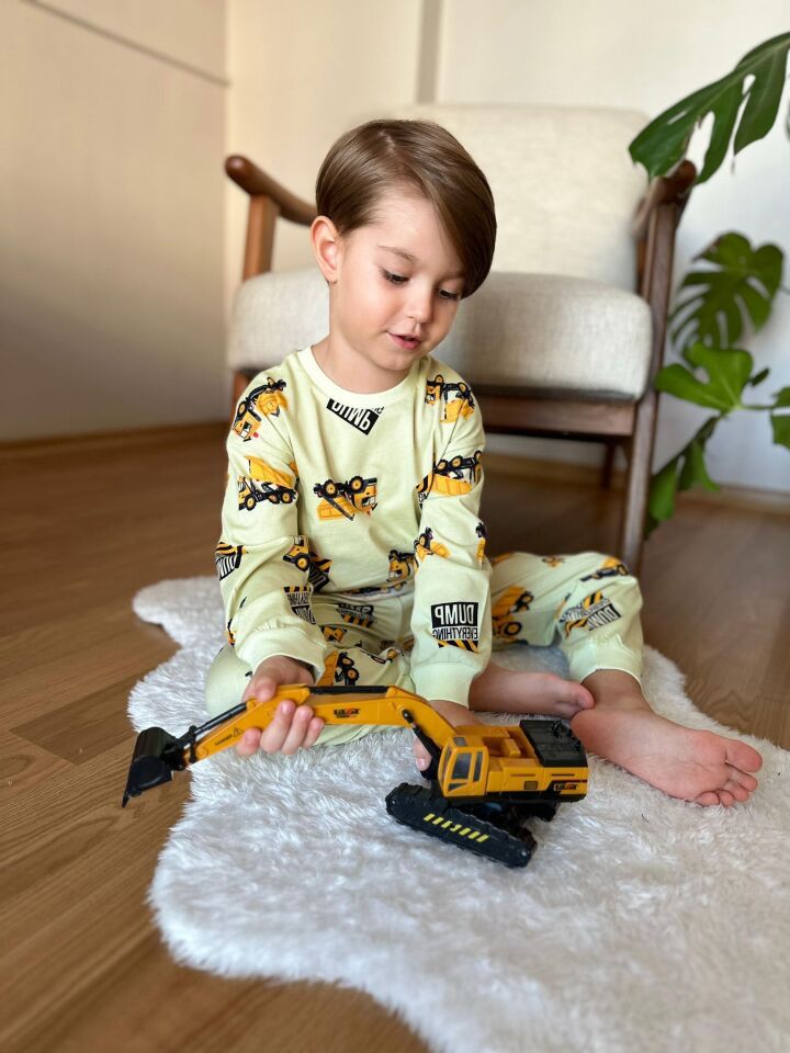 KEPÇE Desenli Pijama Takımı