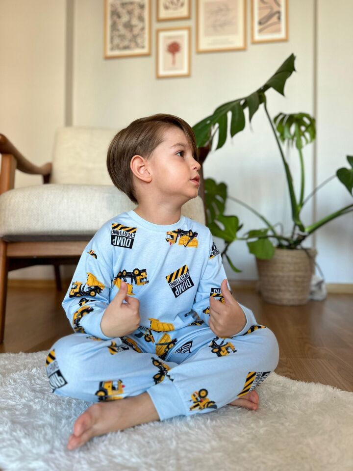 KEPÇE Desenli Pijama Takımı