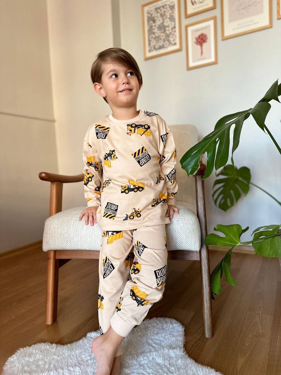 KEPÇE Desenli Pijama Takımı